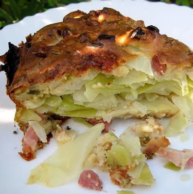 rustic-french-food-cabbage-and-galette-au-chou image