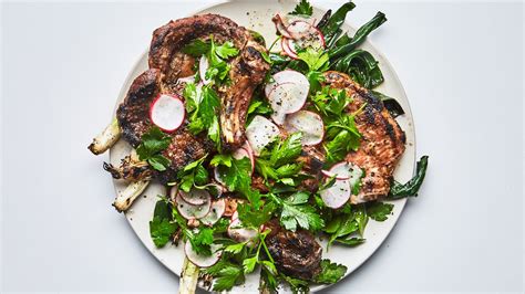 pork-chops-with-radishes-and-scallions-recipe-bon image