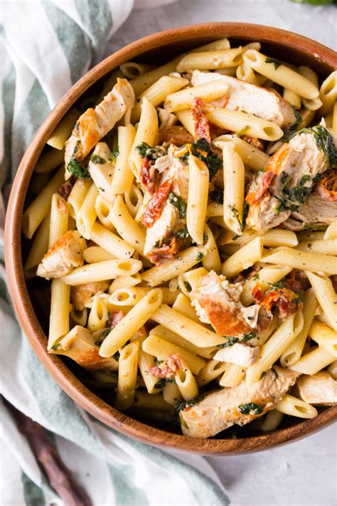 creamy-tuscan-chicken-penne-easy-peasy-meals image