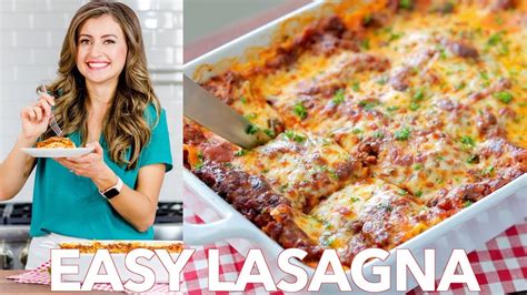 beef-lasagna-recipe-easy-dinner-natashas-kitchen image
