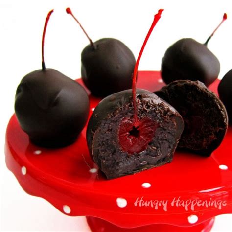 chocolate-cherry-bombs-cherry-filled-chocolate-cake image