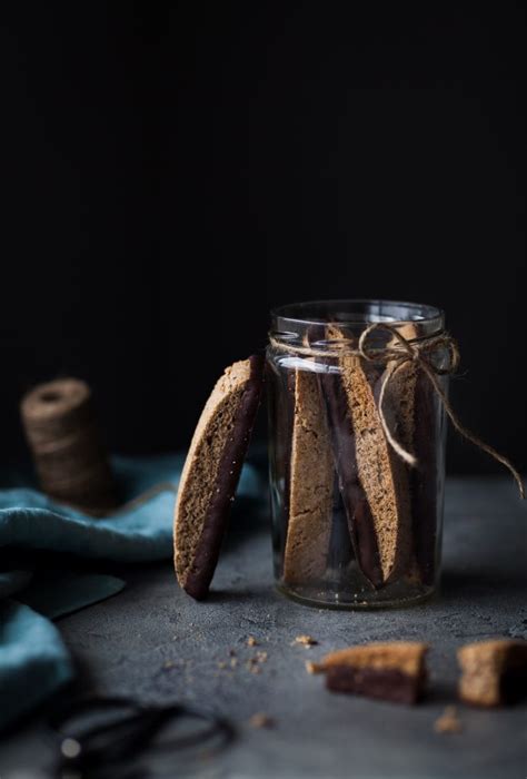 vegan-chocolate-dipped-olive-oil-biscotti-the-simple image