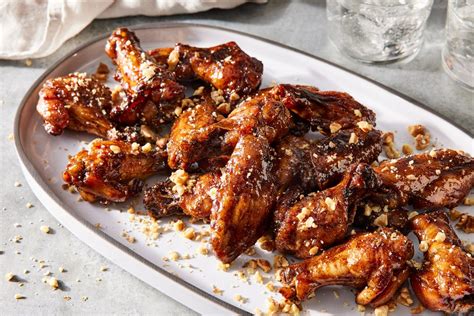 pomegranate-black-pepper-chicken-wings-food52 image