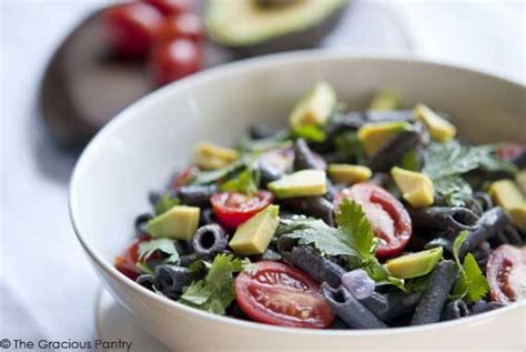 black-bean-pasta-salad-recipe-the-gracious-pantry image