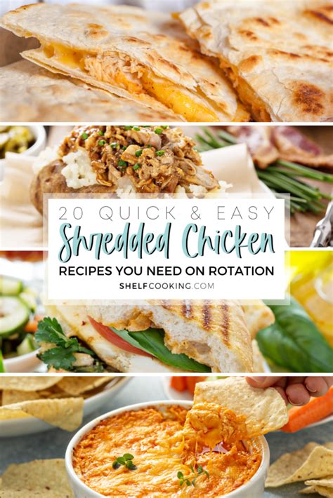 20-easy-must-try-shredded-chicken-recipes-shelf-cooking image