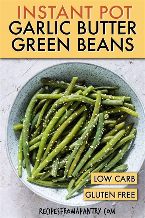 garlic-butter-sesame-instant-pot-green-beans image
