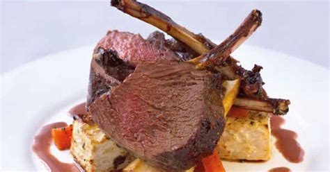 roasted-rack-of-venison-with-grand-veneur-sauce-and image