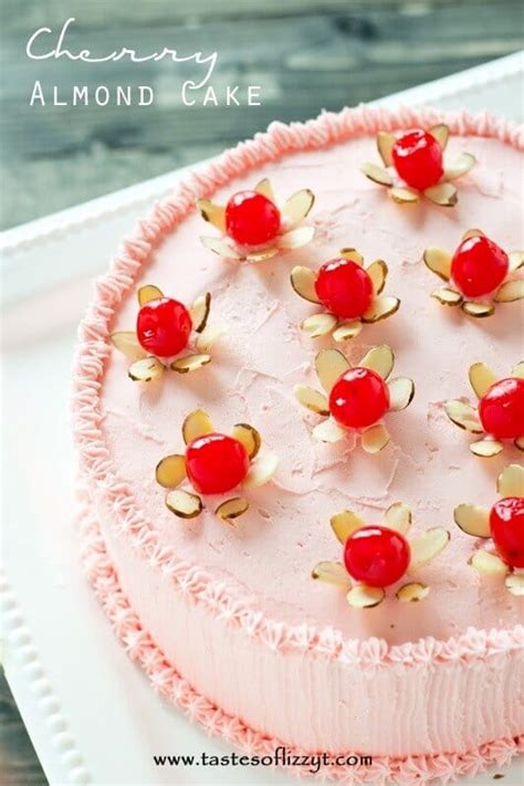 cherry-almond-cake-homemade-recipe-with-maraschino image