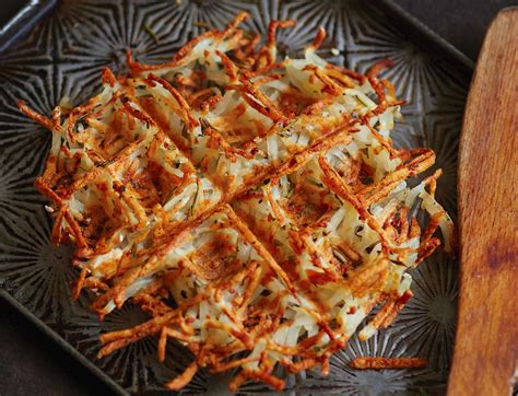 waffled-hash-browns-with-rosemary-recipe-food image