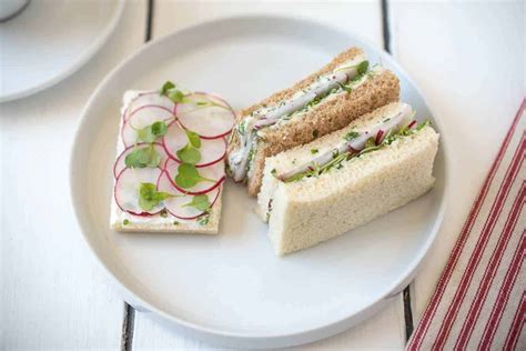 radish-and-herb-butter-tea-sandwiches-culinary-ginger image