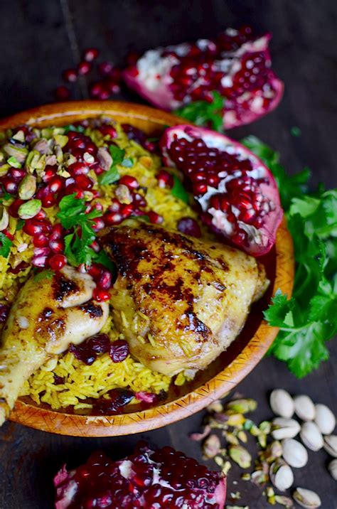 persian-honey-glazed-chicken-and-jeweled-rice image