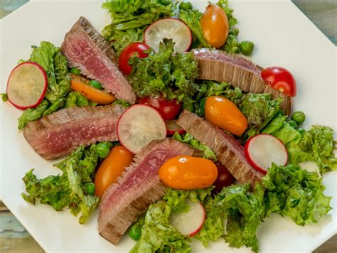 steak-salad-with-fish-sauce-dressing-so-delicious image