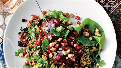 pomegranate-molasses-chicken-with-bulgur-salad image