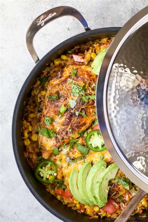 one-pan-southwestern-chicken-and-rice-easy-chicken-dinner image