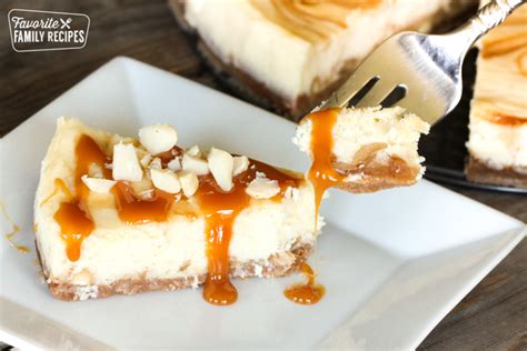 white-chocolate-cheesecake-with-caramel-and image