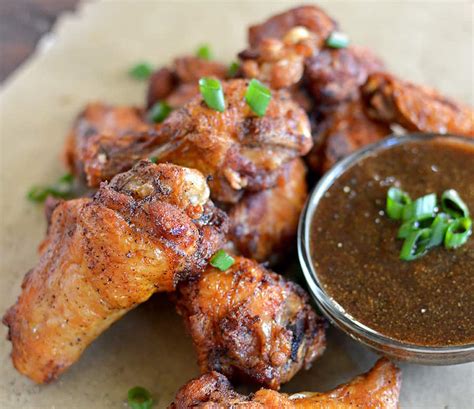 crispy-chinese-black-pepper-chicken-wings-savory image