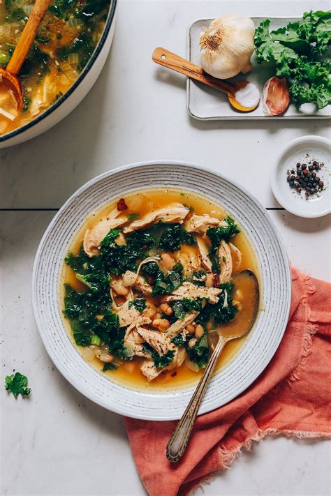 1-pot-chicken-soup-with-white-beans-kale image