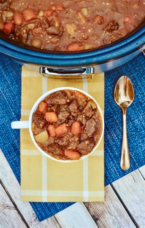 slow-cooker-beef-stew-crockpot-dump-and-go-meal image