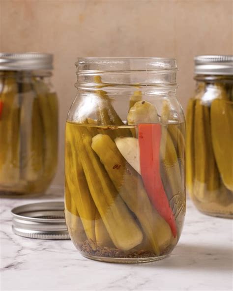 pickled-okra-recipe-spicy-crunchy-kitchn image