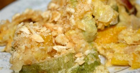 summer-squash-casserole-with-bacon-deep-south-dish image