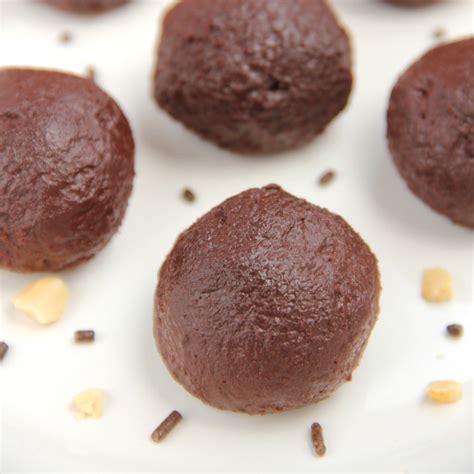dark-chocolate-peanut-butter-truffles-amys-healthy image