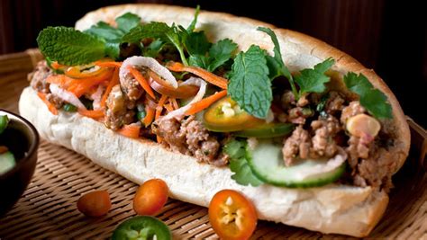 shortcut-banh-mi-with-pickled-carrots-and-daikon image
