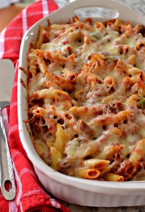 baked-mostaccioli-recipe-small-town-woman image