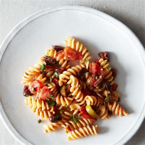 best-fusilli-puttanesca-recipe-how-to-make-pasta image