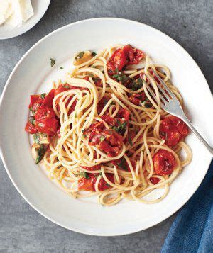 spaghetti-with-roasted-tomatoes-and-herbs image