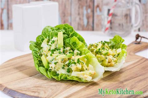 keto-egg-avocado-salad-lettuce-wraps-healthy image