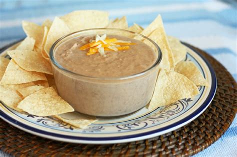 cheesy-refried-bean-dip-cooking-classy image
