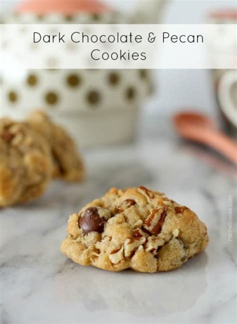 dark-chocolate-and-pecan-cookies-rachel-cooks image