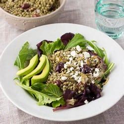 lentil-salad-with-olives-and-feta-gluten-free image