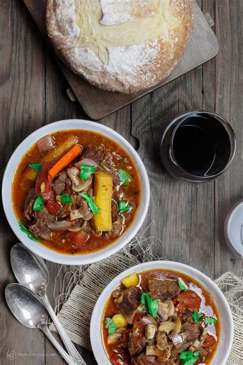 rustic-italian-beef-stew-in-crock-pot-the-mediterranean image