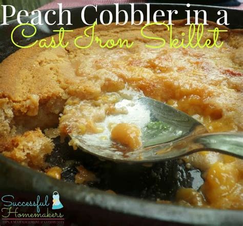 peach-cobbler-in-a-cast-iron-skillet-successful image