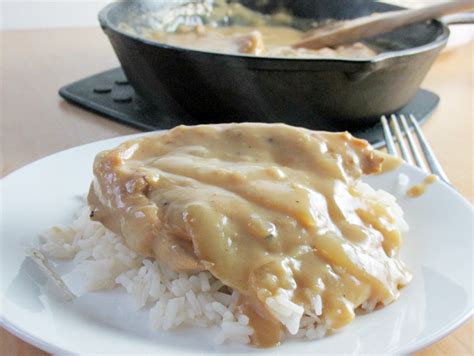 pork-chops-and-gravy-skillet-dinner-the-shirley-journey image