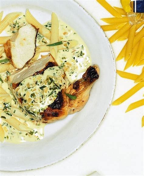quick-creamy-chicken-with-tarragon-recipe-delicious image