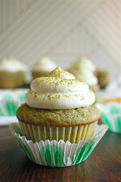 matcha-green-tea-cupcakes-with-whipped-cream image