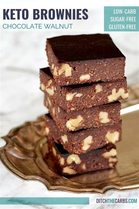 keto-chocolate-walnut-brownies-15-minute image