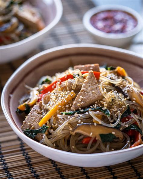 vegan-japchae-korean-glass-noodles-stir-fry-six image