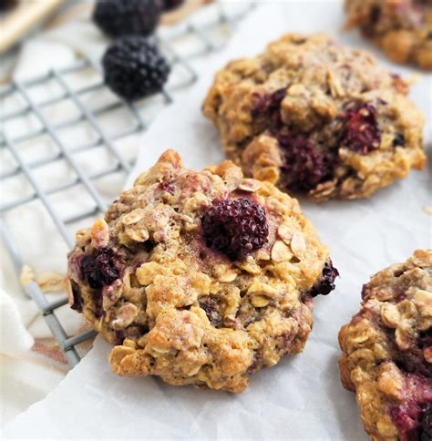 blackberry-oatmeal-walnut-breakfast-cookies image