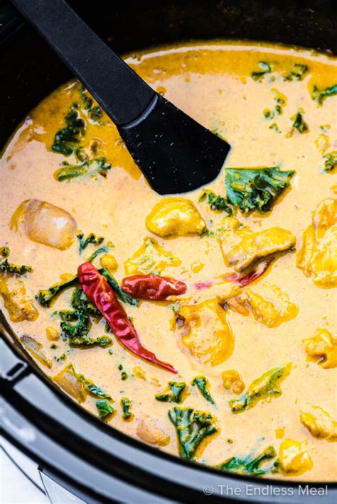 crockpot-thai-chicken-curry-the-endless-meal image