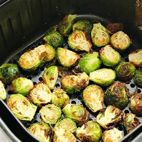 air-fryer-brussels-sprouts-crunchy-creamy-sweet image