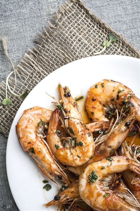 grilled-head-on-prawns-with-garlic-and-parsley image