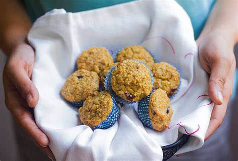 banana-and-cranberry-bran-muffins-recipe-by-archanas-kitchen image