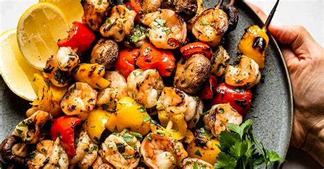 grilled-shrimp-kabobs-with-vegetables image