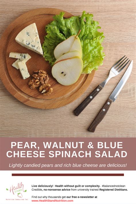 pear-walnut-blue-cheese-salad-with-spinach-health image