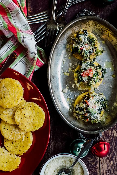italian-style-fried-polenta-with-greens-pancetta image