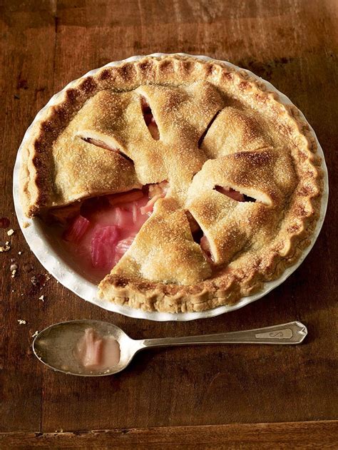 rhubarb-and-ginger-pie-recipe-delicious-magazine image