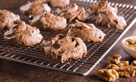 chocolate-walnut-meringues-california-walnuts image